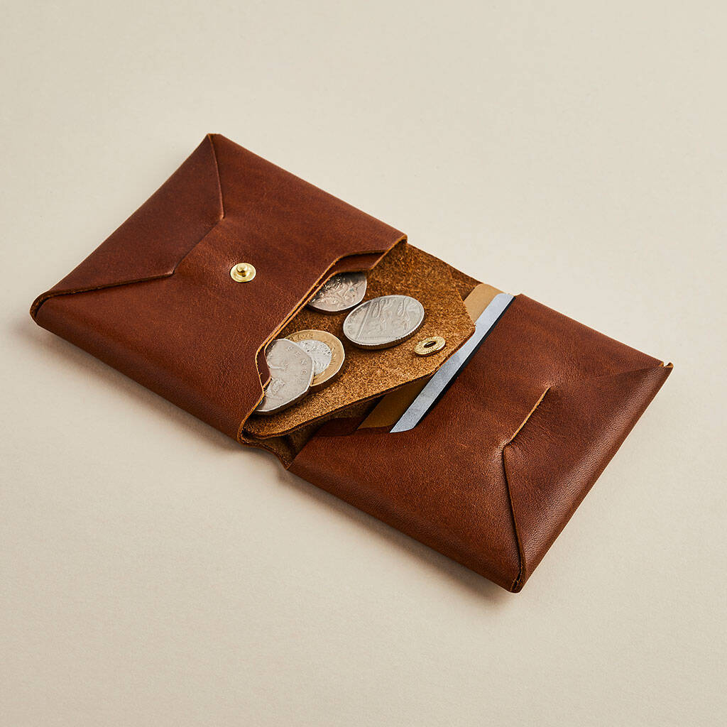 Personalised Origami Leather Wallet With Coin Purse, 1 of 5