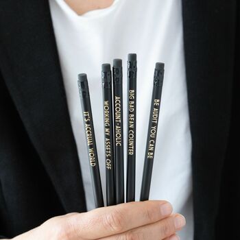 Funny Accountant Pencil Set: Be Audit You Can Be, 4 of 7