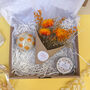 Orange Dried Flower And Candle Gift Box, thumbnail 1 of 4