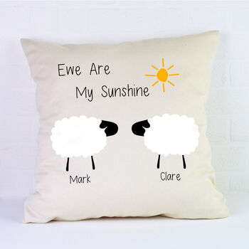 Personalised Valentines Cushion / Sheep, 3 of 3