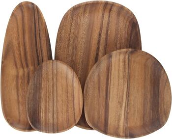 Sets Of Four Irregular Round Serving Trays, 4 of 9