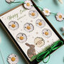 Personalised Wooden Easter Card And Mini Bunting, thumbnail 4 of 5