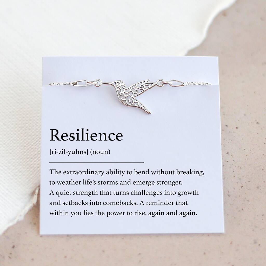 Resilience Gift Hummingbird Bracelet, 1 of 6