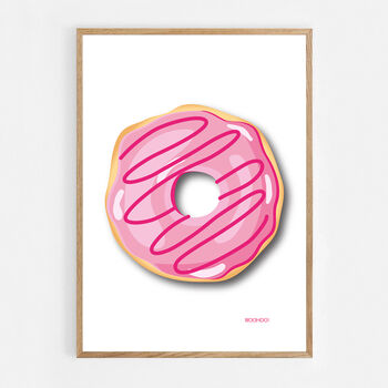 Pink Doughnut Print, 3 of 5
