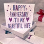 Personalised Wife Anniversary Book Card, thumbnail 3 of 7