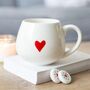 Love Heart Hidden Message Rounded Mug, thumbnail 3 of 4