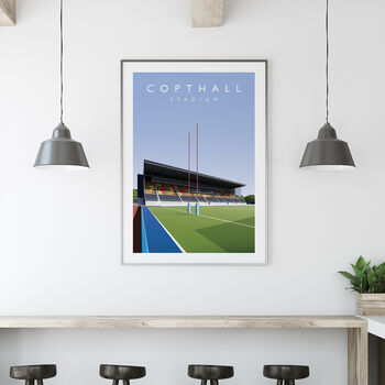 Copthall / Stonex Stadium Saracens Rugby Poster, 3 of 9