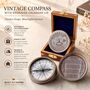 Personalised Three Inches 41st Birthday 100 Year Calendar Compass, thumbnail 11 of 12