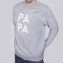 'Papa' Dad Sweatshirt Jumper, thumbnail 3 of 8