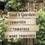 Personalised Wooden Outdoor Sign, thumbnail 1 of 4