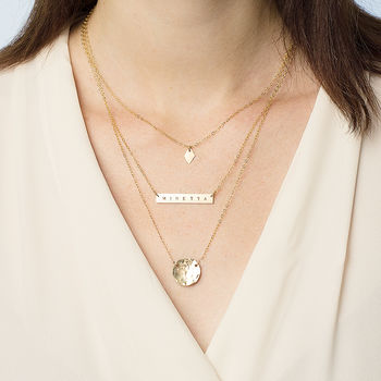 Personalised Diamond Initial Necklace, 3 of 5