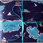 Fantasy Map Illustrated Wrapping Paper, thumbnail 3 of 4