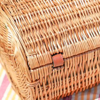 Personalised Traditional Oval Picnic Hamper, 9 of 9