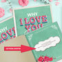 Personalised 'Why I Love You' Valentines Keepsake Book, thumbnail 3 of 7