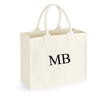 Personalised Large Square Canvas Tote Bag, 3 of 4