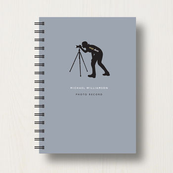 Personalised Photography Lover's Journal Or Notebook, 7 of 7