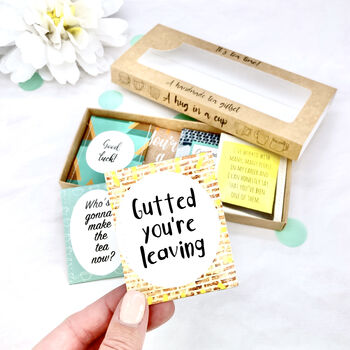 Leaving Present | 'Sorry You're Leaving' Tea Gift | Office Gift, 4 of 12