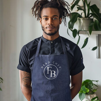 Monogram Chef Apron: Personalised Thoughtful Gift, 2 of 12