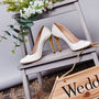 Mayfair White Satin Bridal Shoes, thumbnail 3 of 5