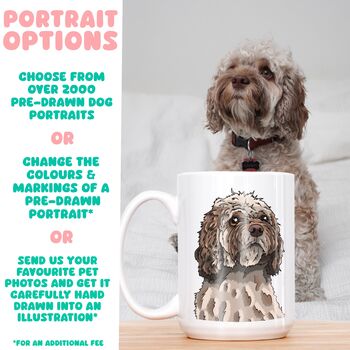 Custom Staffordshire Bull Terrier Face Portrait Mug, 6 of 9