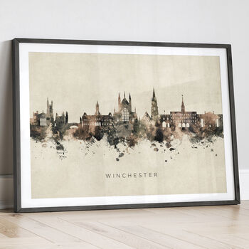 Winchester Skyline Cityscape Art Print, 12 of 12