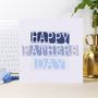 Happy Father's Day Stamped Style Card, thumbnail 4 of 8