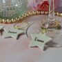 Wedding Star Glass Charms Personalised Set Of Five, thumbnail 2 of 10