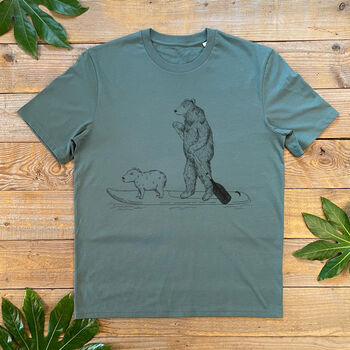 Bear And Capybara T Shirt, 3 of 5