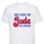 Only Here For Jude Bellingham England Football T Shirt, thumbnail 2 of 2