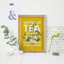 Without Tea There Is Nothing But Darkness Print, thumbnail 3 of 6