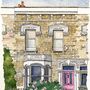 Personalised House Illustration In Watercolour, thumbnail 10 of 10