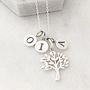 Silver Family Tree Necklace, thumbnail 6 of 9