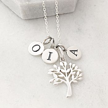 Silver Family Tree Necklace, 6 of 9