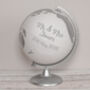 Personalised Couples Hand Painted Globe, thumbnail 7 of 7