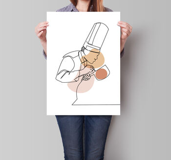 Set Of Three Chef Kitchen Prints, 4 of 4