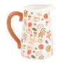 17cm Autumn Leaves And Pumpkins Ceramic Flower Jug, thumbnail 2 of 3