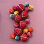 Firework Handmade Upcycled Saree Bauble, thumbnail 7 of 10