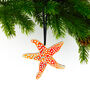 Starfish Wooden Hanging Decoration, thumbnail 1 of 5