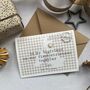 To My Boyfriend On Our First Christmas Card Personalised, thumbnail 1 of 4