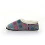 Florence Grey Pink Purple Spot Women's Slippers Indoor/Garden Shoes, thumbnail 5 of 9