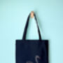 Swan Tote Bag Embroidery Kit, thumbnail 3 of 5