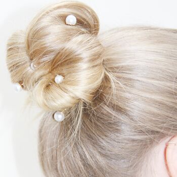 Set Of Four Pearl Hair Pins, 3 of 4