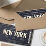 Personalised New York Birthday Boarding Pass Voucher, thumbnail 7 of 9