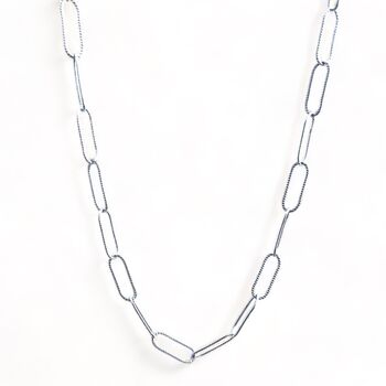 Paper Clip Link Chain Necklace, 4 of 5