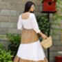 Choco Cotton Tier Maxi Dress, thumbnail 3 of 3