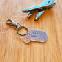 Hand Stamped Personalised Necklace Keyring Jewellery Gift For Her, thumbnail 8 of 9