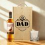 Best Dad Whisky Gift Set With Custom Lid, thumbnail 7 of 12