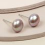 Sterling Silver Freshwater Pearl Earrings, thumbnail 8 of 10