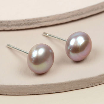 Sterling Silver Freshwater Pearl Earrings, 8 of 10