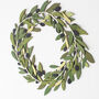 Hand Painted Multi Layered Wooden Olive Wreath, thumbnail 1 of 4